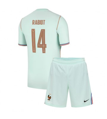 Frankrike Adrien Rabiot #14 Bortaställ Barn VM 2026 Kortärmad (+ Korta byxor)